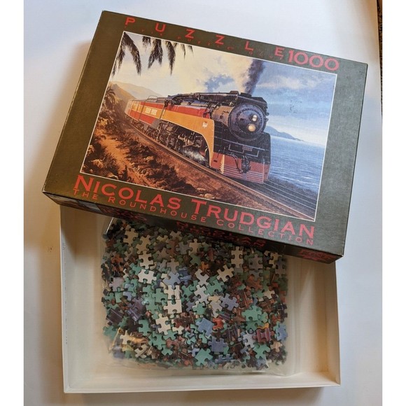 Nicholas Trudgian MORNING PACIFIC DAYLIGHT 1000 Piece Puzzle Southern Pacific - Picture 3 of 8